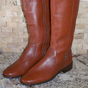 Anne Klein Brown Leather Riding Boots